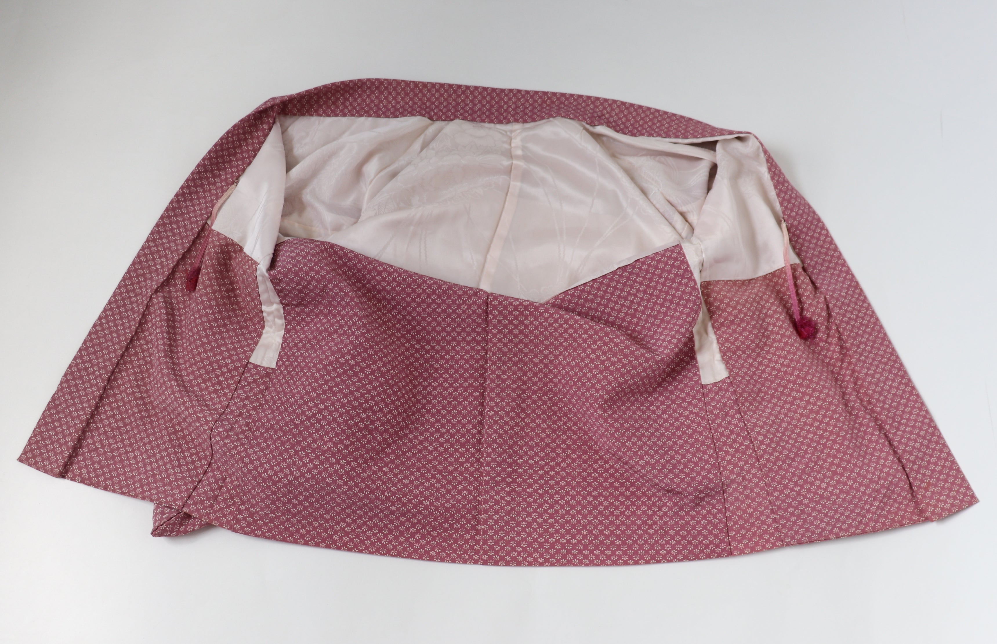 Japanese Kimono Jacket - Pink Spotted Print - Fit  M - UK 12