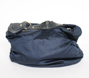 Tod’s Nylon Shoulder Bag - Navy Blue - Large
