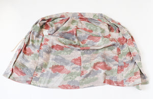Japanese Silk Kimono Jacket - Patterned - Pink / Grey - Fit  M - UK 12