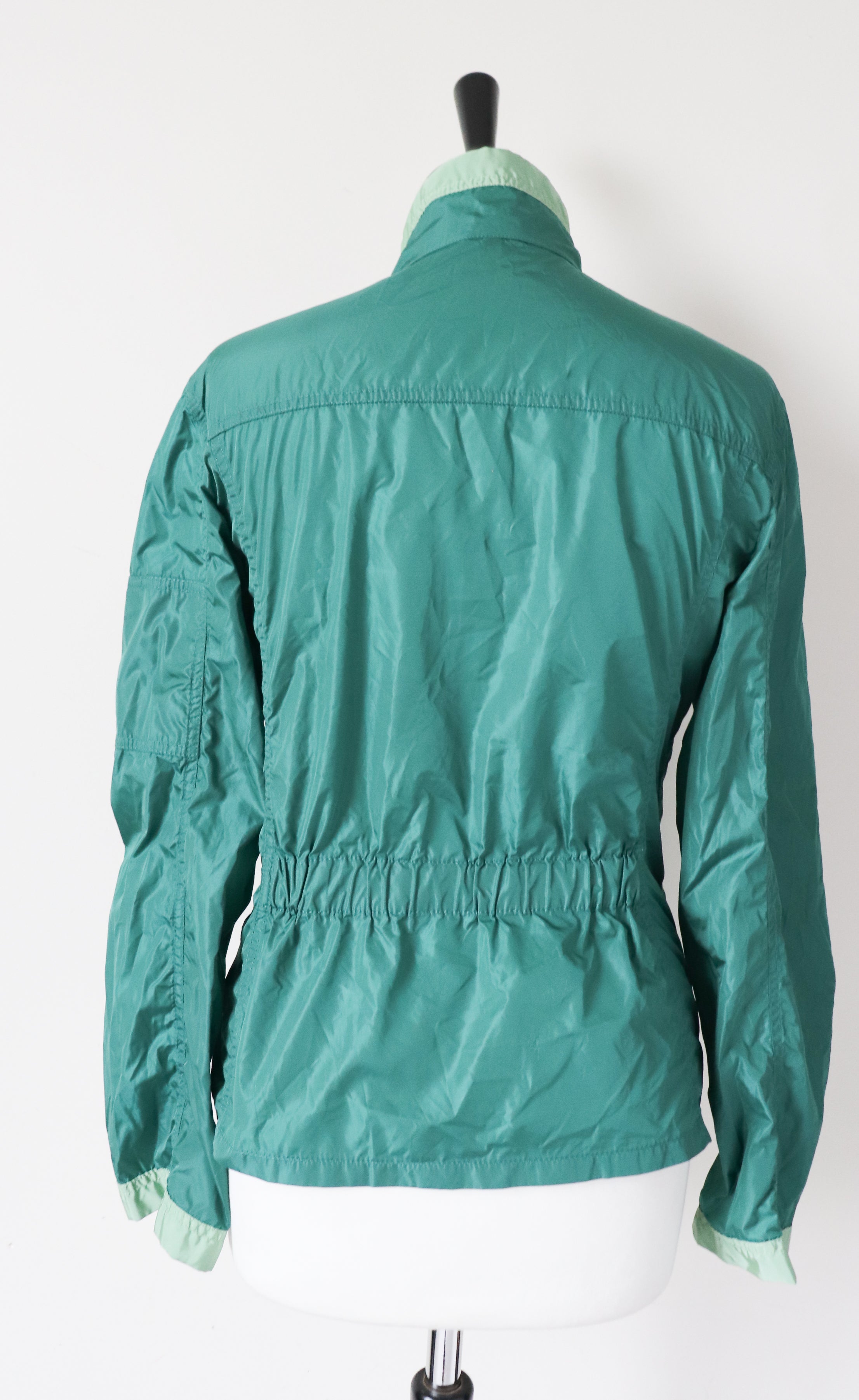 Fay Nylon Women’s Jacket / Windbreaker - Green- Field / Biker  - S / UK 10