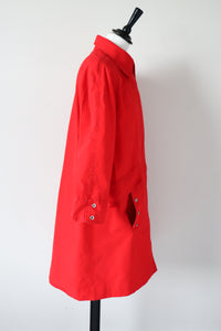 1960s Red Trench Coat - Vintage - Stoffells - Fit S / UK 10