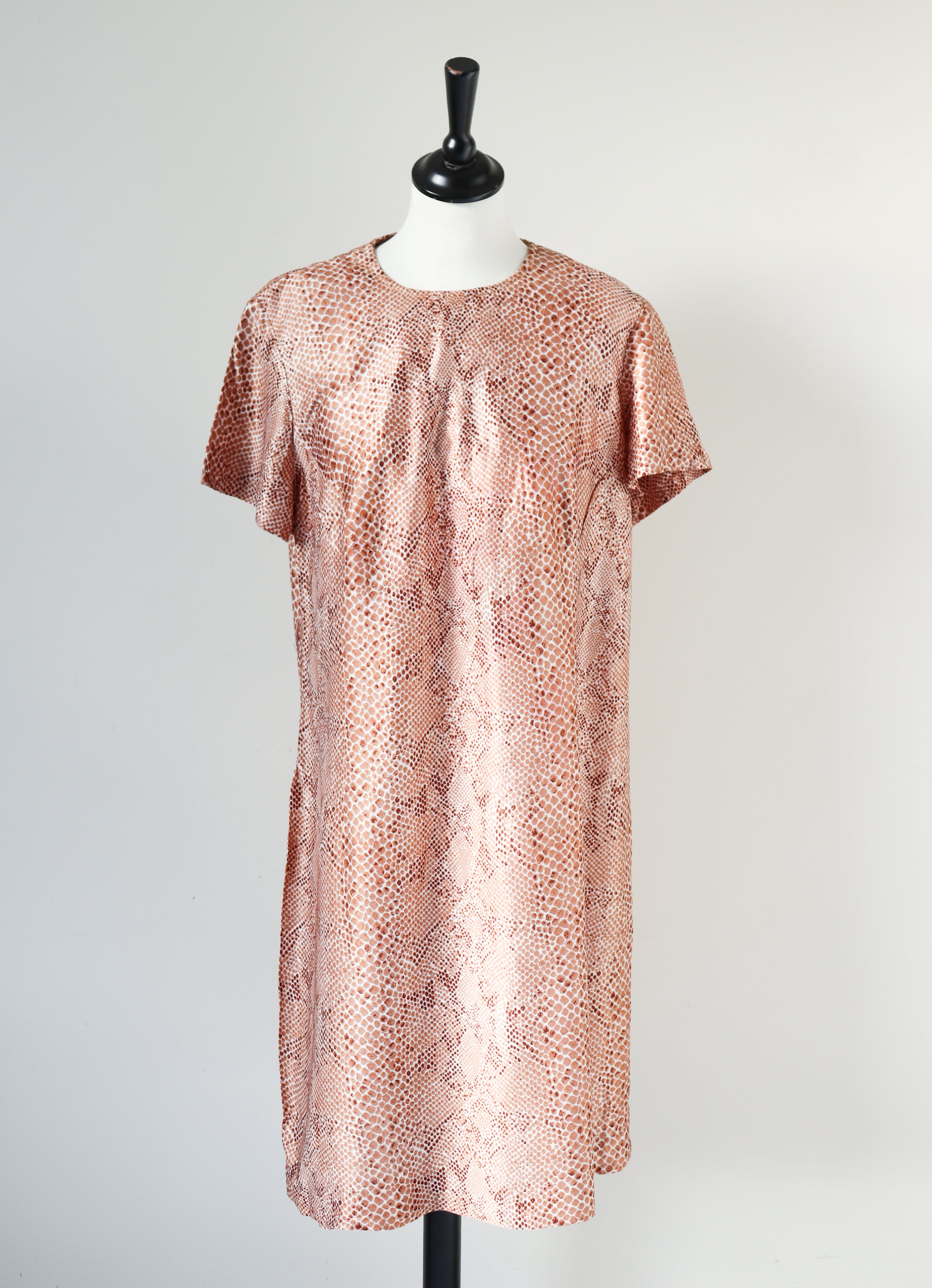 Snakeskin shift dress sale
