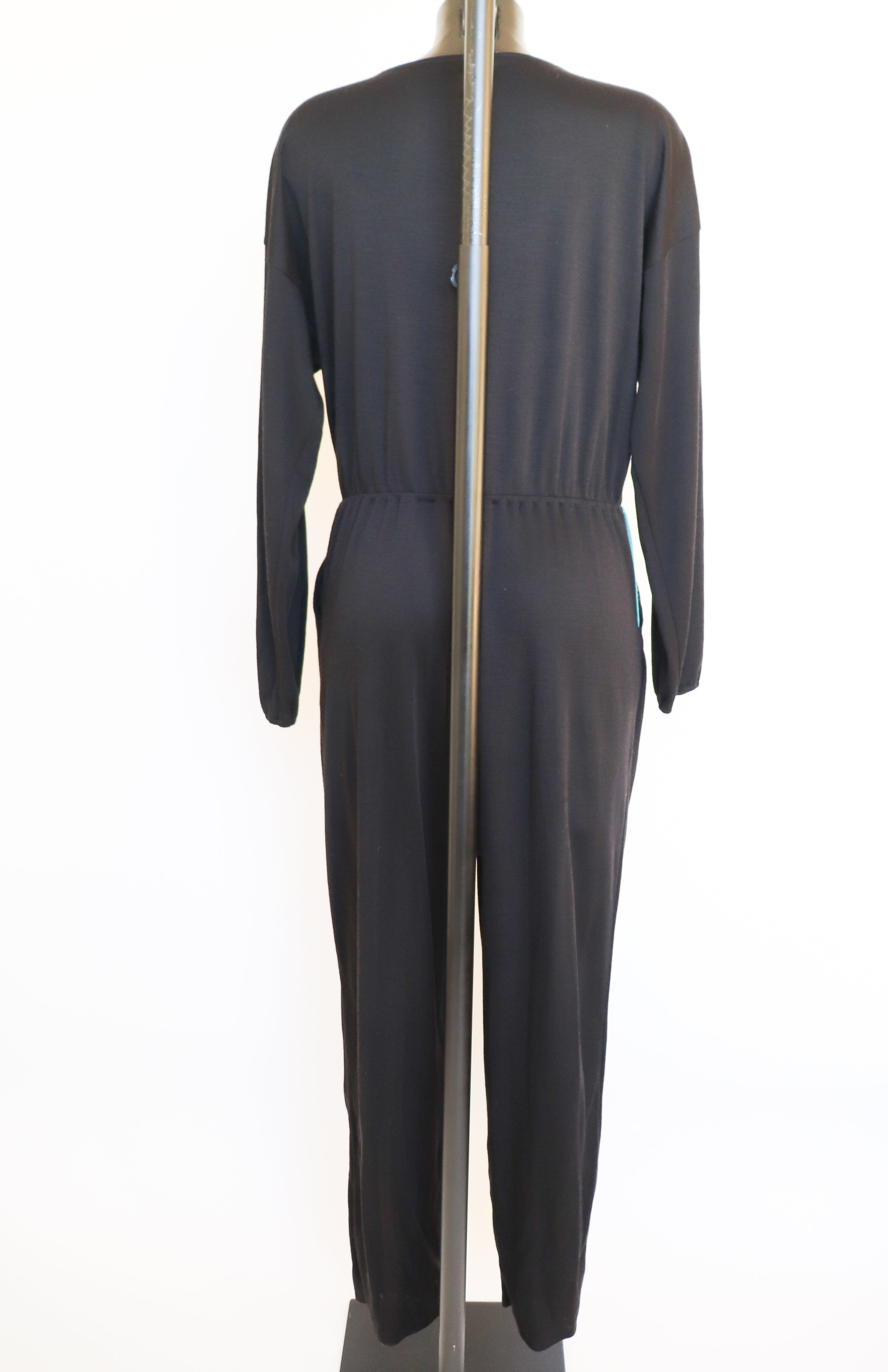 Vintage 1980s Jumpsuit - Black / Green -  Fit XL / UK 16