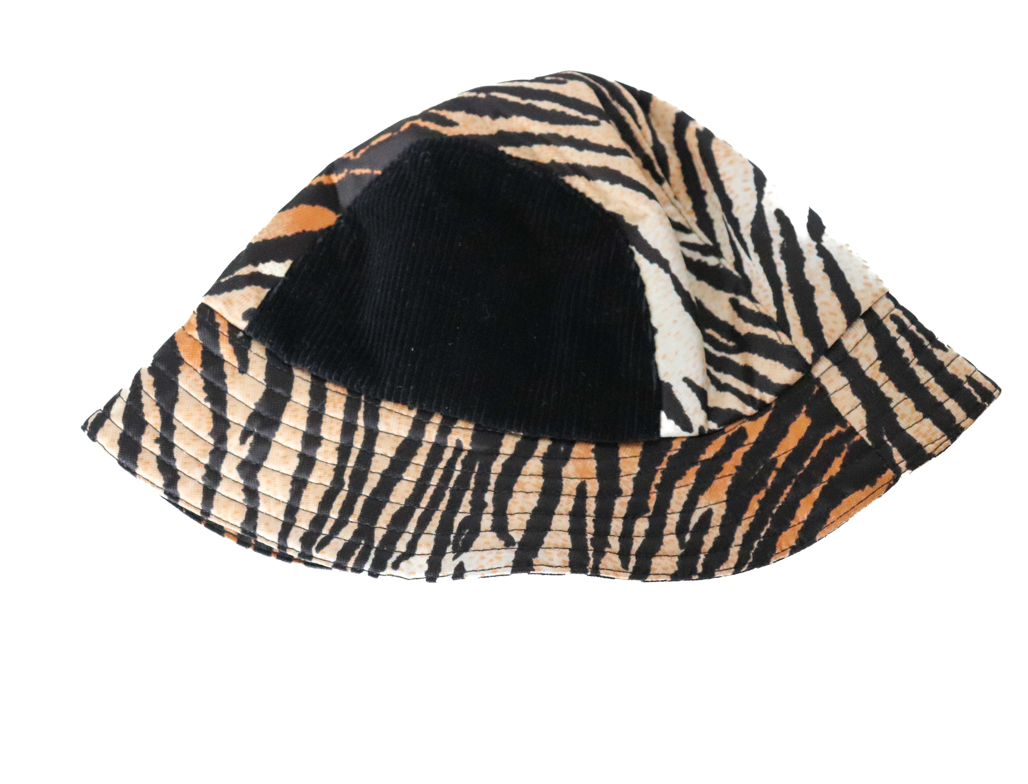 Edward Mann Ladies Bucket Hat - Tiger Print - Vintage 1960s - Small