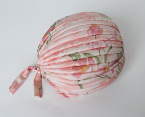 Mitzi 1960s Ladies Turban Hat - Pink Polyester  - Large