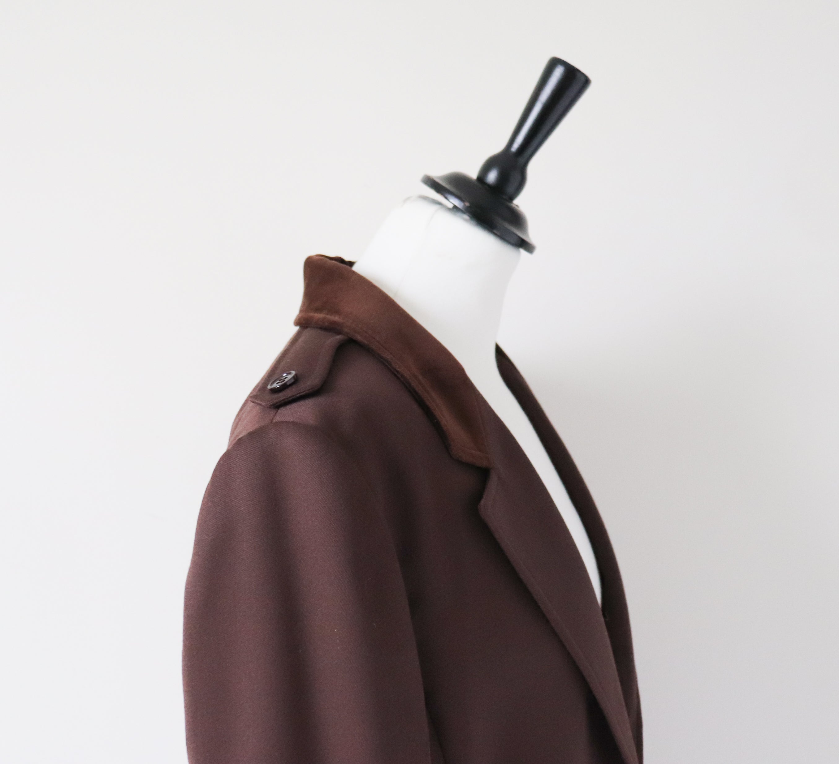 VALENTINO Vintage Suit - Jacket / Skirt - Brown - 1990s - S / UK 10