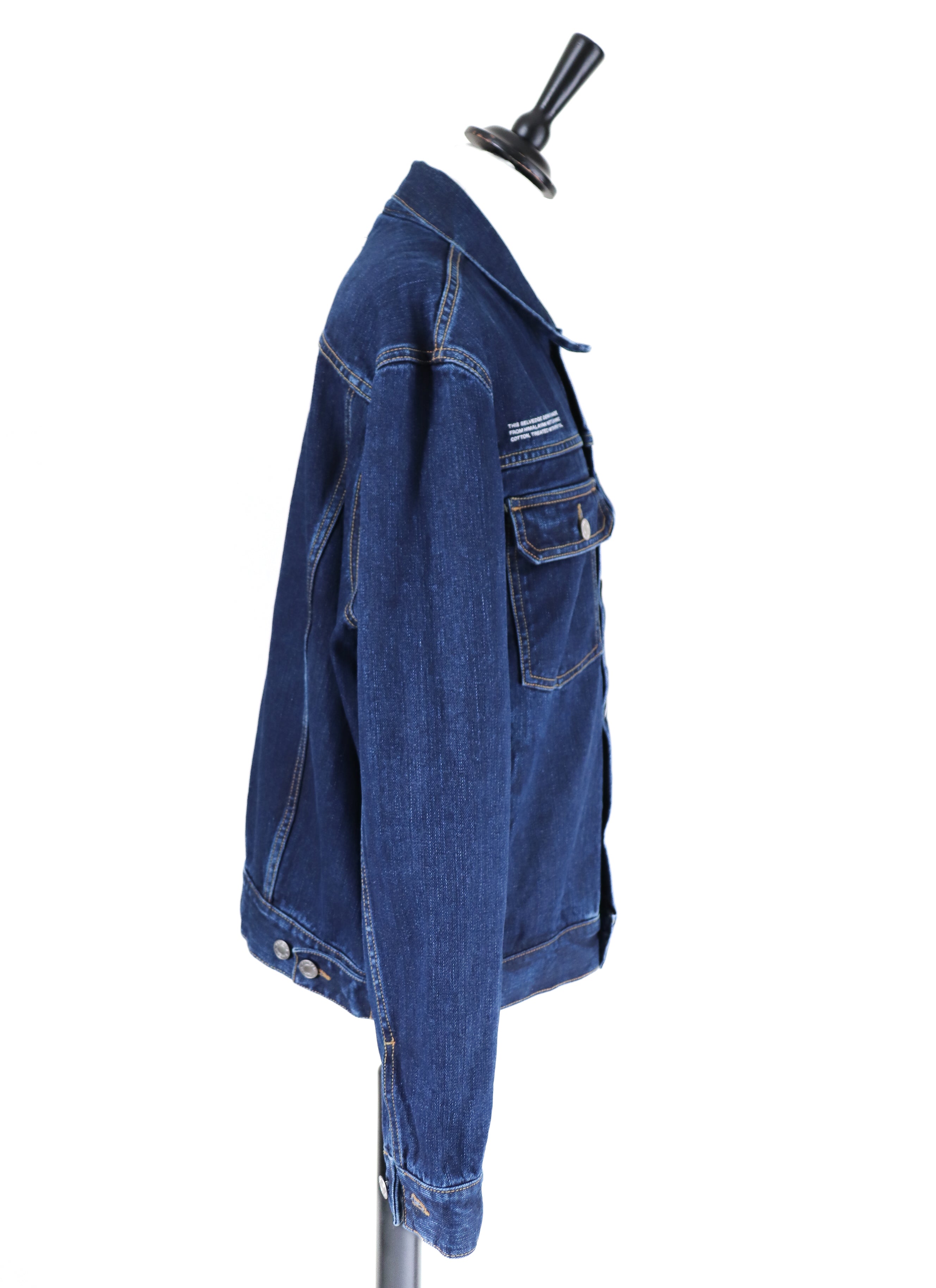 Pangaia Nettle Denim Jacket  - Blue Rinse Wash - M / L - Unisex