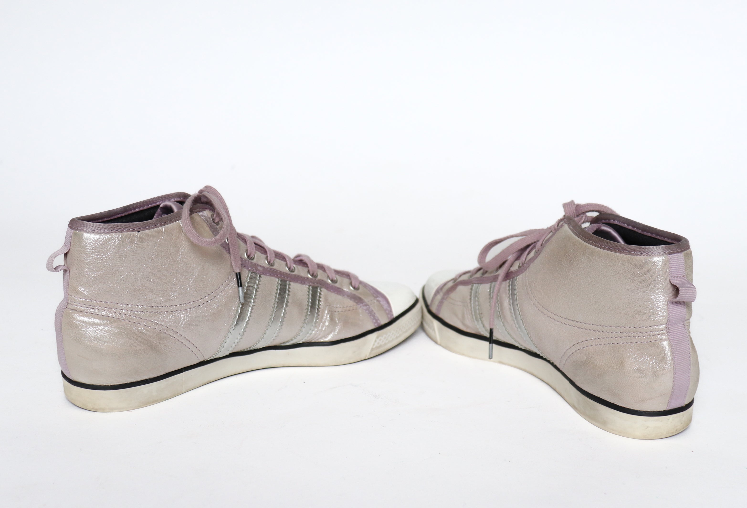 Adidas Sleek Series High Tops - Pink - Label US 8.5 / UK 7 - Fit  39 / UK 6