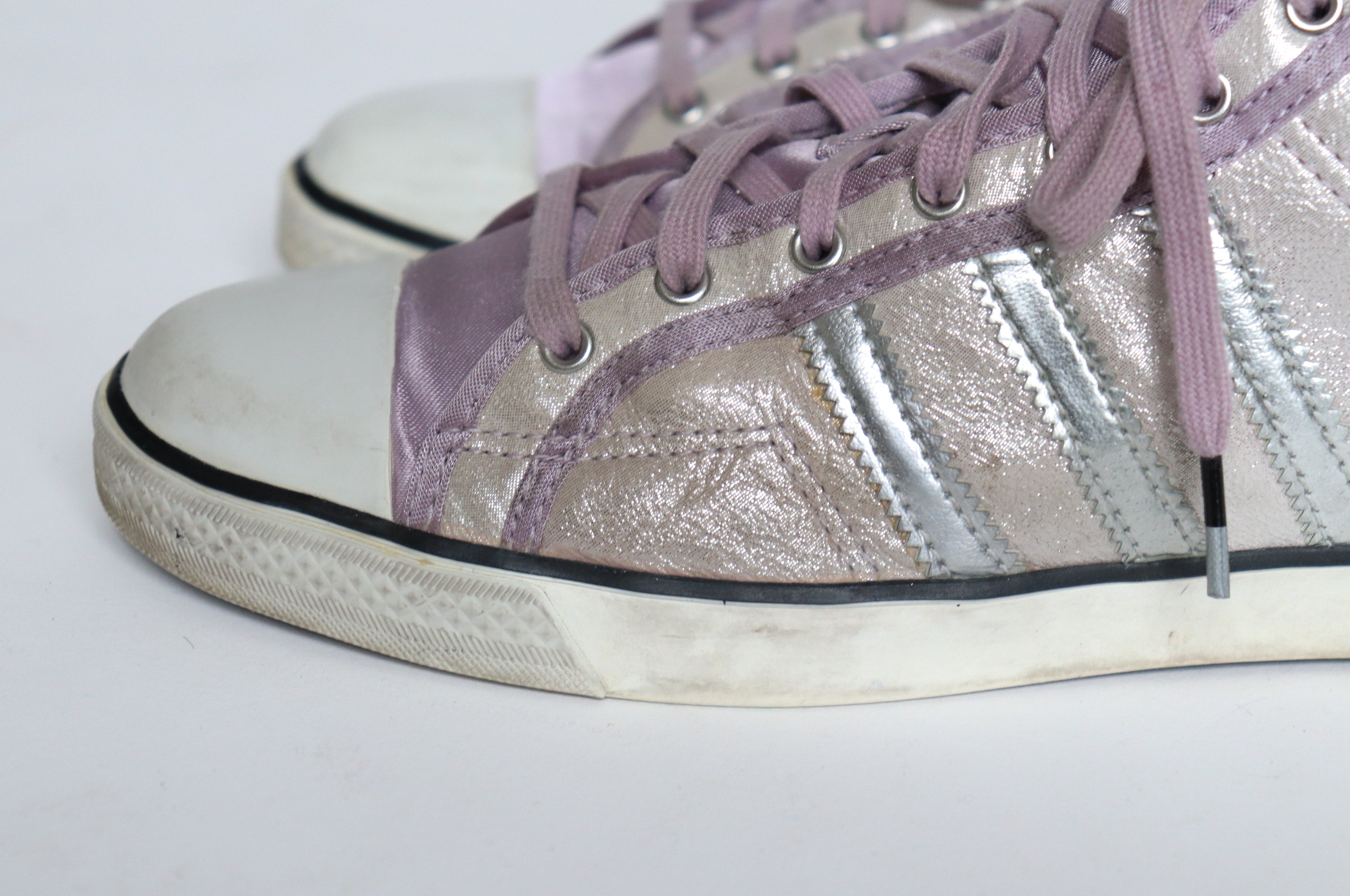 Adidas Sleek Series High Tops - Pink - Label US 8.5 / UK 7 - Fit  39 / UK 6