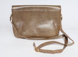 Kurt Geiger Vintage Shoulder / Crossbody Bag - Beige Brown - 1980s - Small