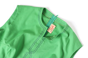 1960s  Vintage  Shift Dress - Green - Sleeveless - Togati -  XS/S - UK 8 / 10