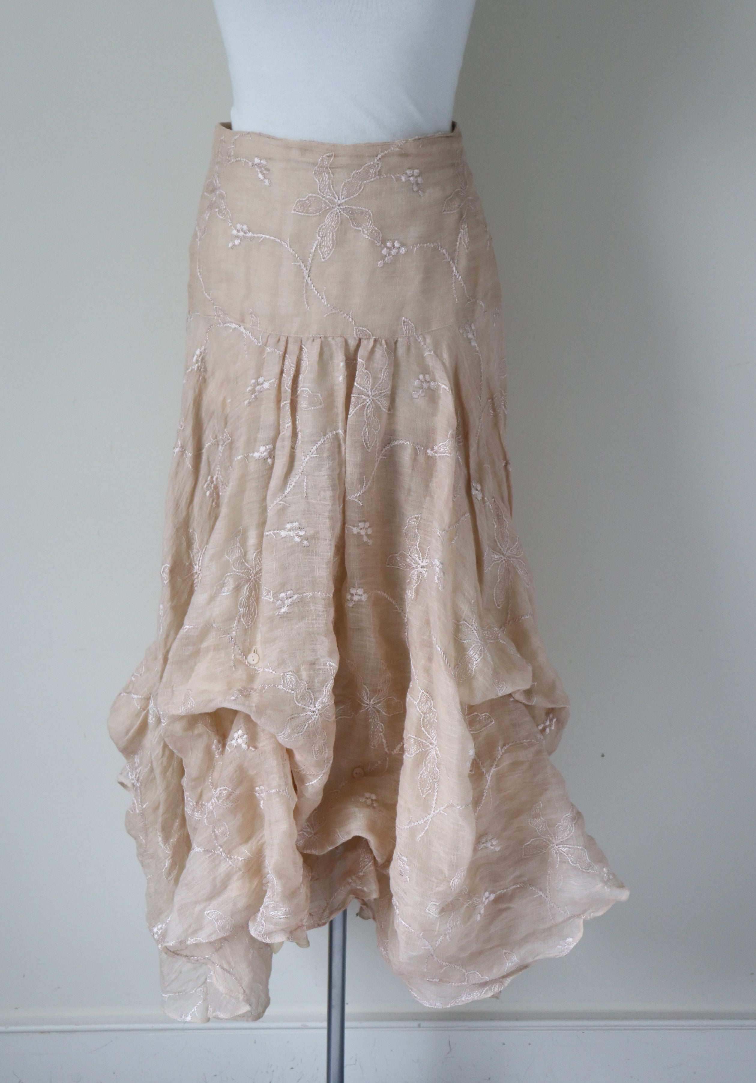 Joyce Ridings Suit - Skirt /  Corset Top - Prom / Wedding - XXS - UK 6 / 8