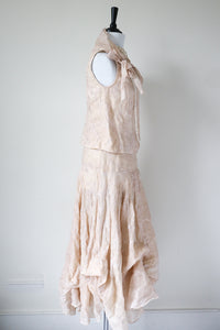 Joyce Ridings Suit - Skirt /  Corset Top - Prom / Wedding - XXS - UK 6 / 8