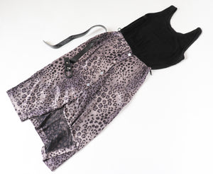 St Michael / M&S Leopard Print Dress - Vintage - Fit S /M -  / UK 10 / 12