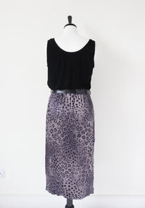 St Michael / M&S Leopard Print Dress - Vintage - Fit S /M -  / UK 10 / 12