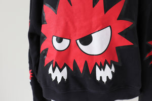 McQ Alexander McQueen Sweatshirt - Chester Monster - Black - Fit M / 12