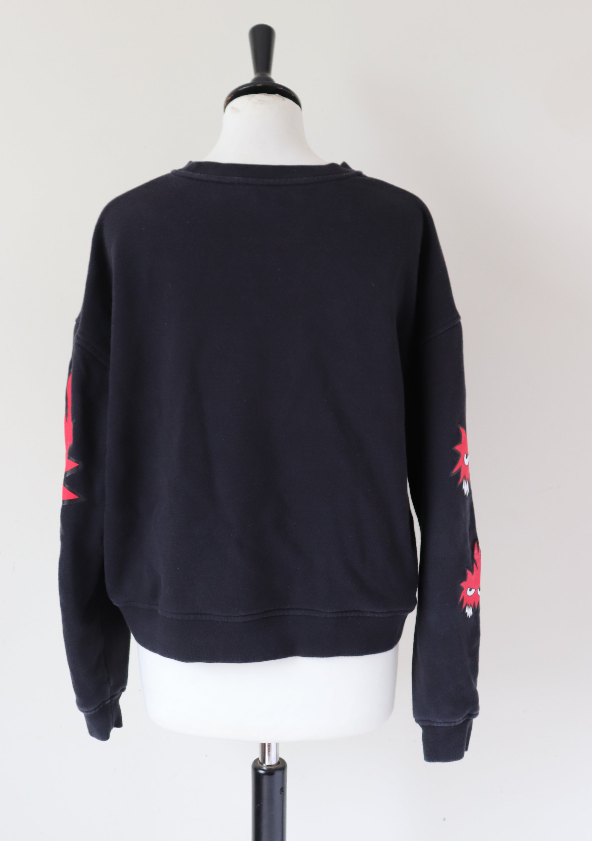 McQ Alexander McQueen Sweatshirt - Chester Monster - Black - Fit M / 12