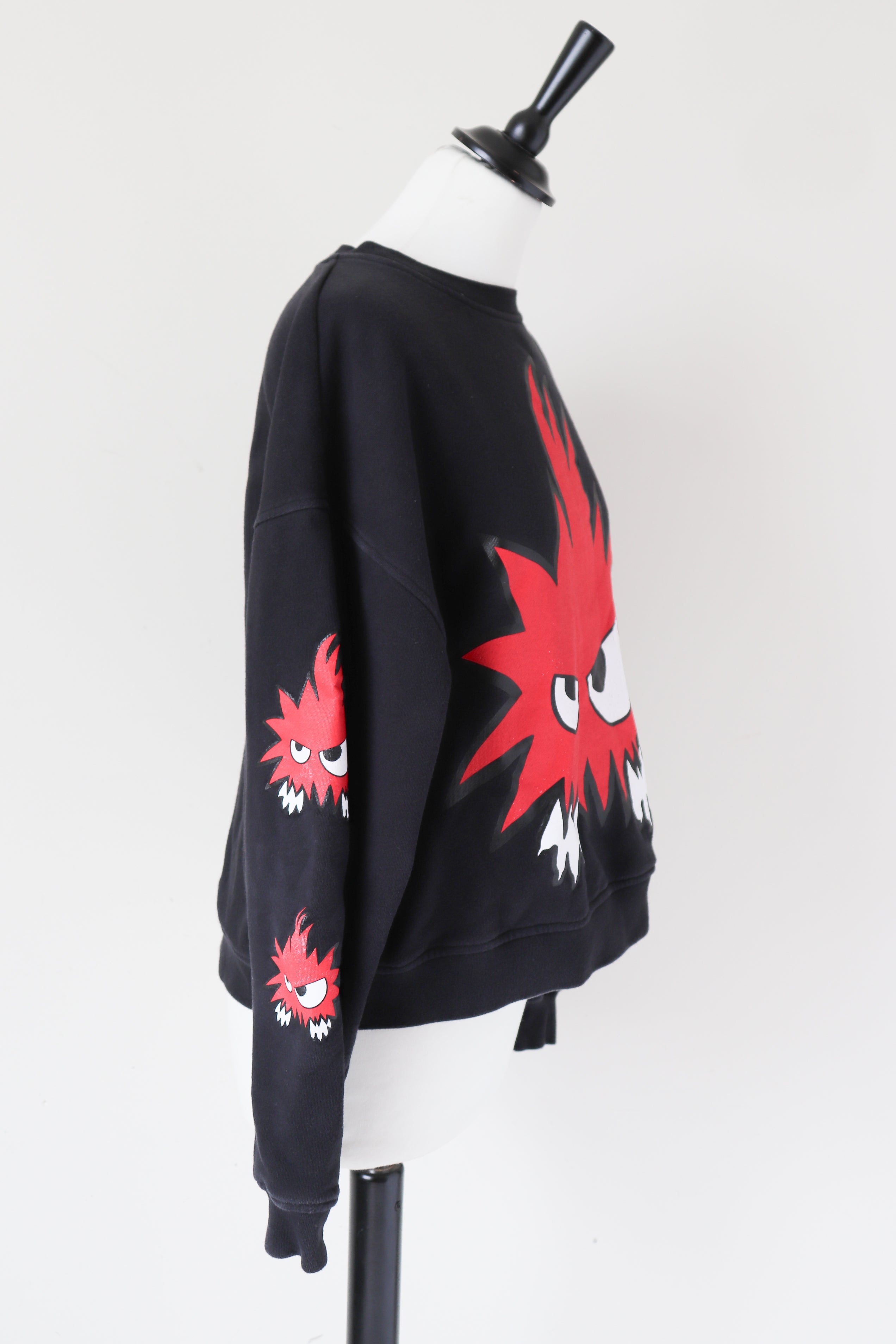 McQ Alexander McQueen Sweatshirt - Chester Monster - Black - Fit M / 12
