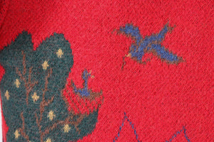 Tirol / Tyrol  Wool Jacket - Vintage - DOLOMITEN - Red - Oktoberfest - UK 12