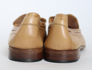 Vintage Tassel Loafers - 1980s - Leather - Gordon Scott -  Fit UK 6.5 / 39.5