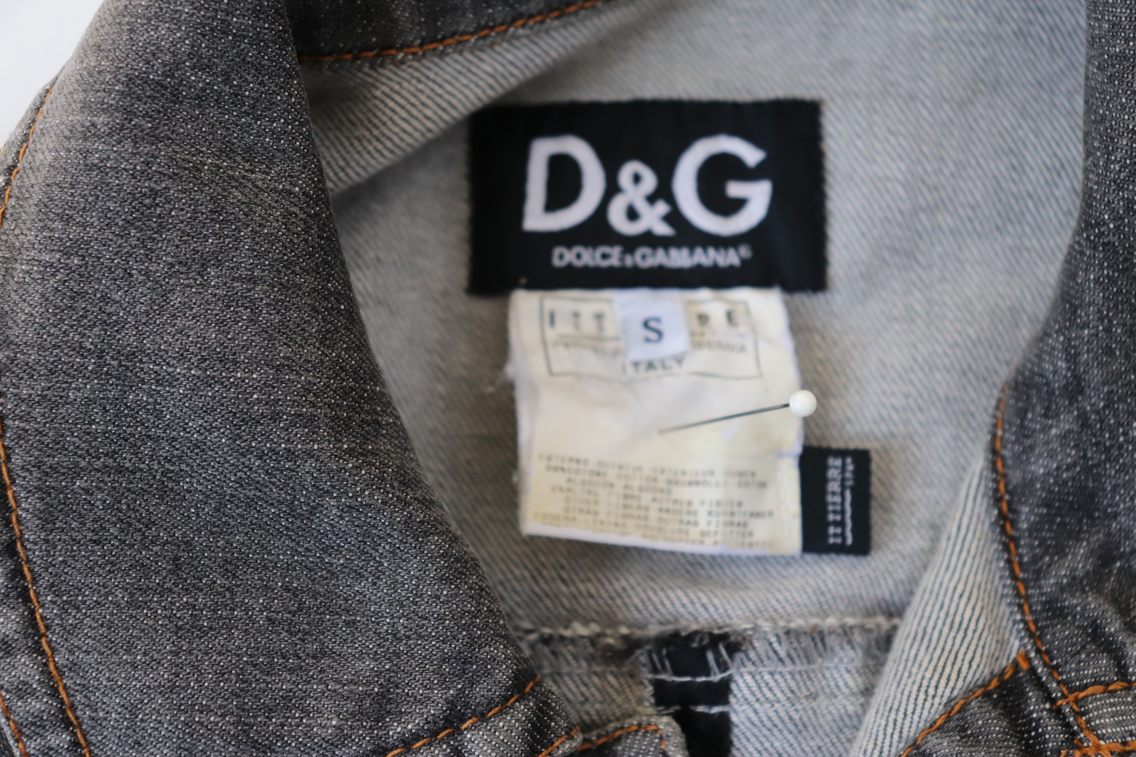 Dolce and Gabbana - Black Denim Corset Jacket - XS Small / UK 6 / 8