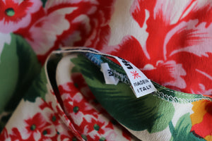 Silk Camisole Top - Vintage - Floral - Marina Bravin - XS / S - UK 8 / 10