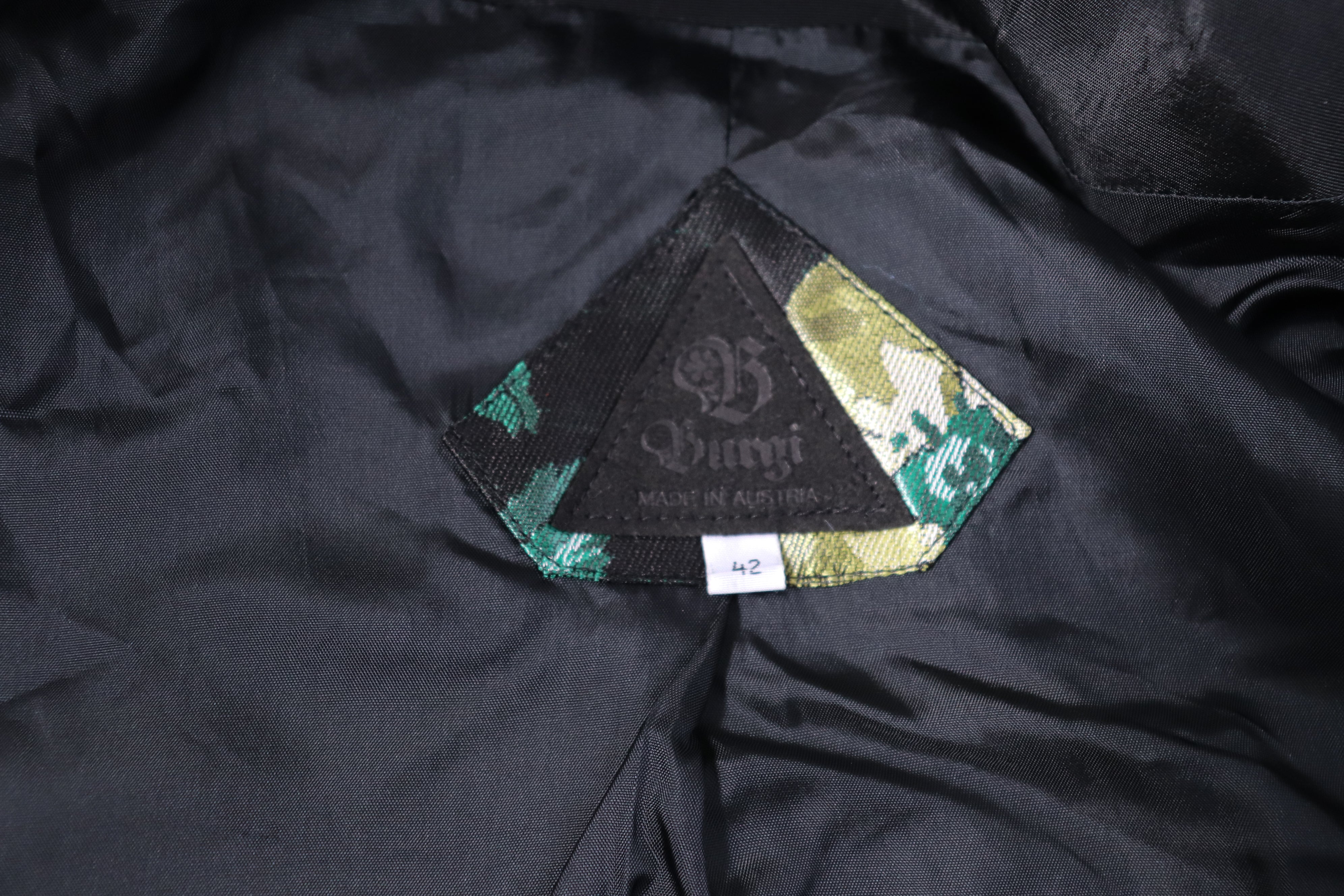 1980s Tyrol Party Jacket - Dark Florals - Vintage - BURGI -  L / UK 14