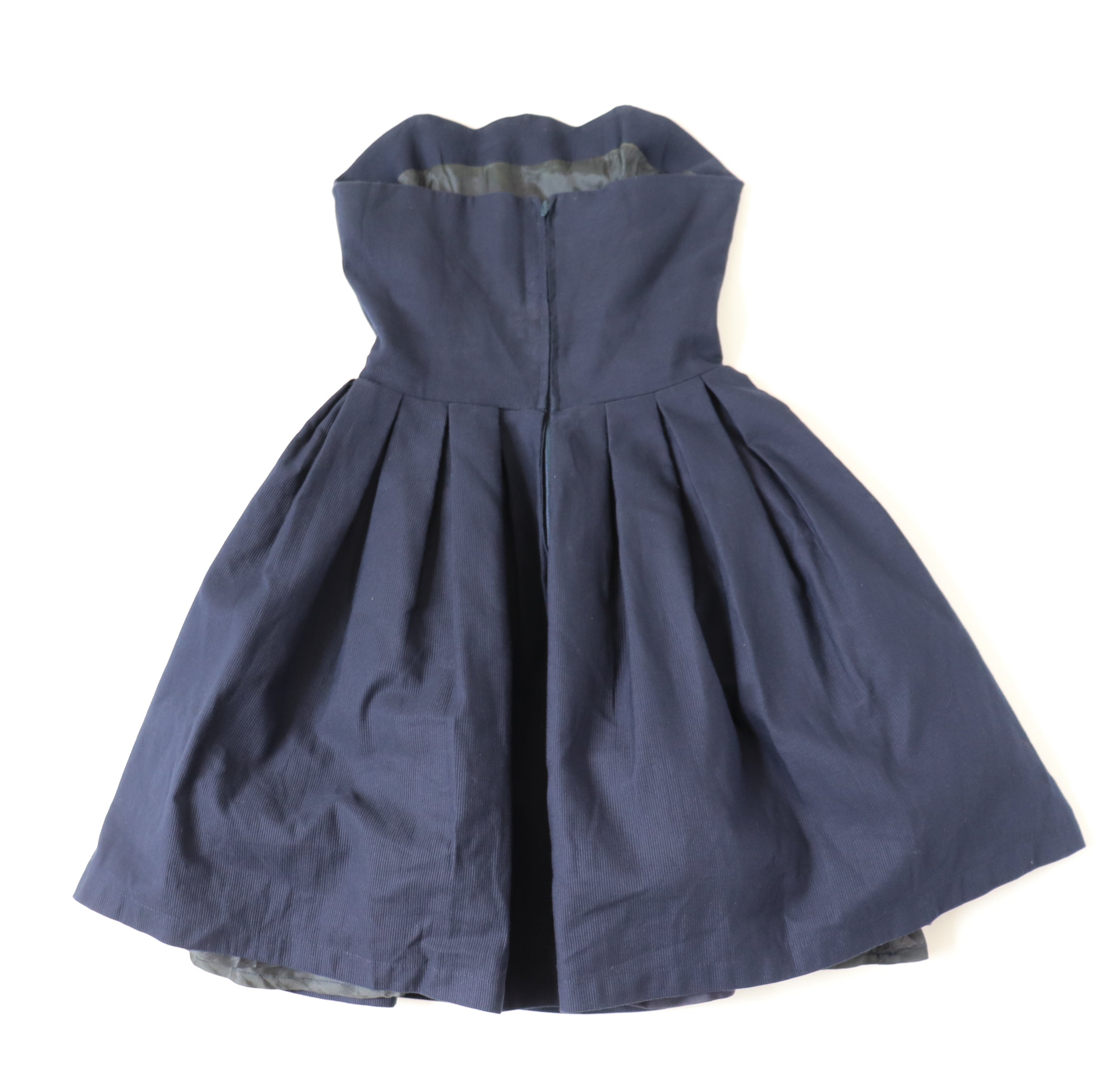 Strapless Prom Dress -  1990s - Cotton - XXS / UK 6