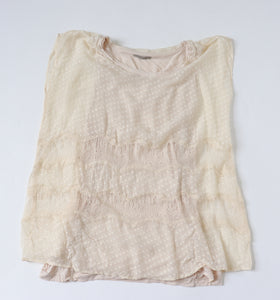 Cream Lace Vest Top - Intimissimi - Camisole / Shell Top - S / UK 10