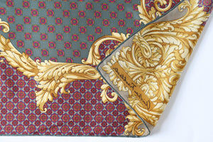 Christian Fischbacher Silk Scarf - Pocket Silk / Baroque Print - LARGE