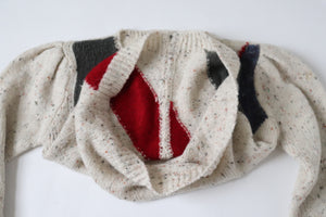 1980s Vintage Wool Blend Cardigan - 1940s Shape - M /  UK 12