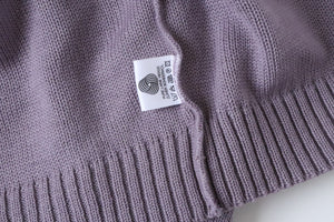 Vintage Tirol Wool Cardigan - Mauve Wool - Saltzburger Trachten - Oktoberfest - M / UK 12