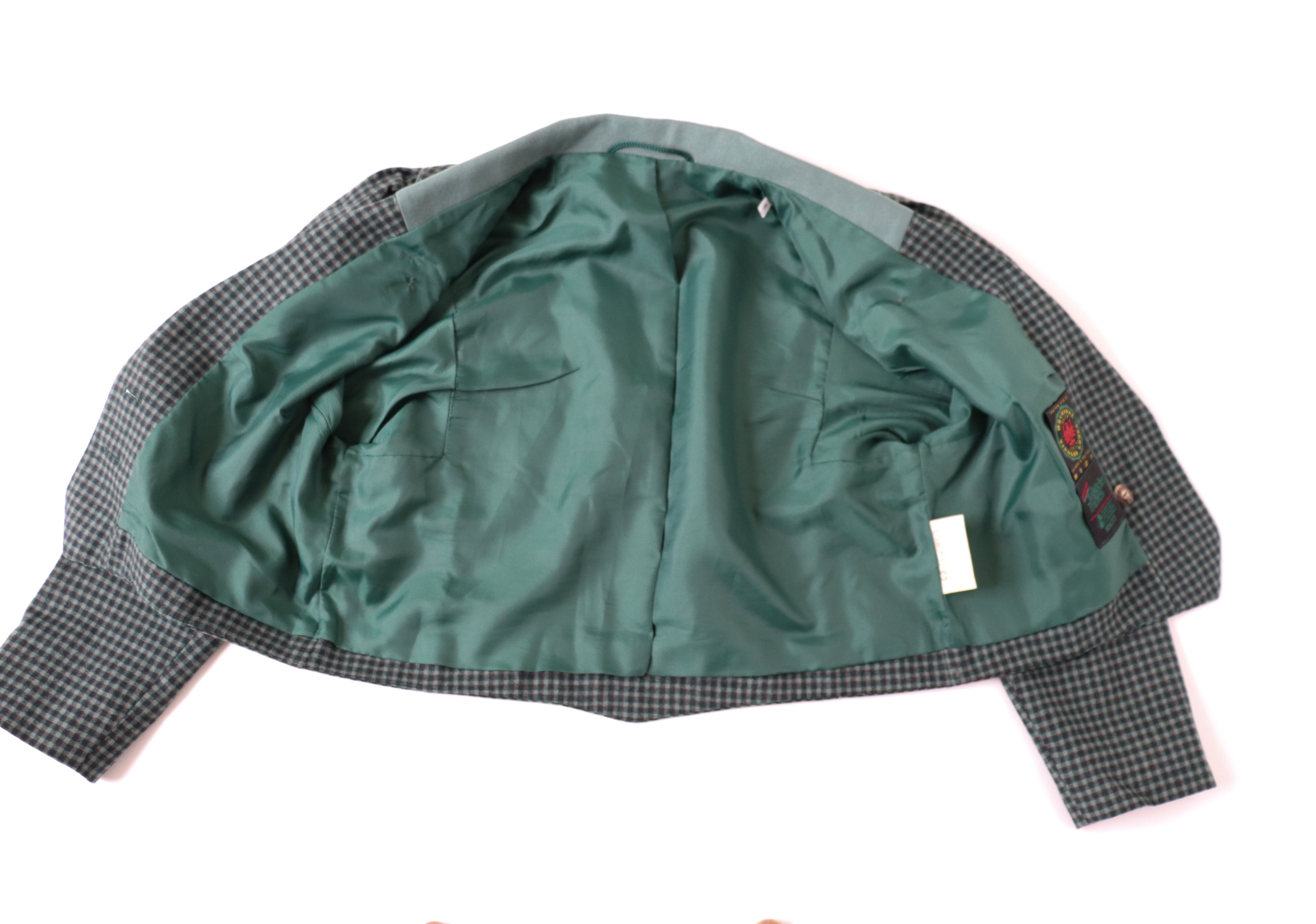 Tirol Trachten Jacket - Green Wool - 1980s Vintage - M / L - UK 12 / 14