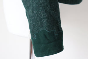 Vintage Tirol Trachten Jacket - Green Wool - Barbara's Trachtenladen - M / UK 12