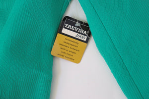Vintage 1960s Green Coat - Polyamide - Lucie Linden - M  / UK 12 - Label Attached