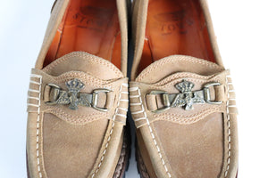Stowe Vintage Loafers - Tirol - Brown Suede  Leather - Label 38.5 / Fit Narrow 38