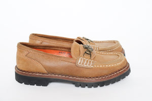 Stowe Vintage Loafers - Tirol - Brown Suede  Leather - Label 38.5 / Fit Narrow 38