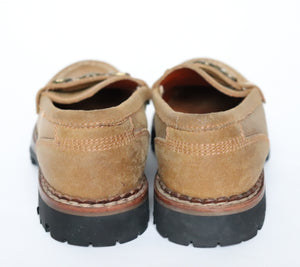 Stowe Vintage Loafers - Tirol - Brown Suede  Leather - Label 38.5 / Fit Narrow 38