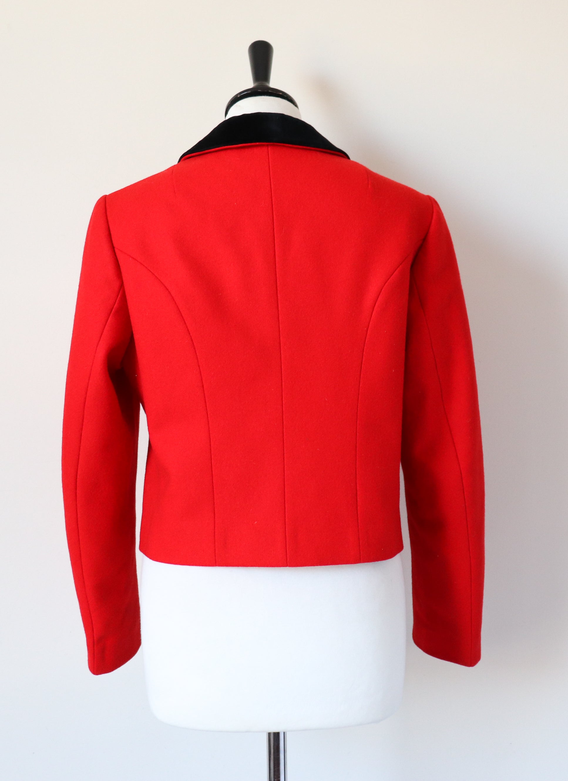 Red Trachten / Riding Jacket - Wool - Vintage Tirol - Hamo Tyroler Loden - S / UK 10