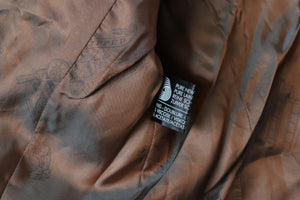Checked Wool Blazer- Vintage - Cream / Brown Check - L / UK 14