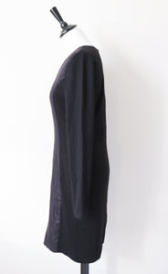 Steffen Schraut Black Dress - Long Sleeves - Body Con LBD - 36 - Fit S / UK 10