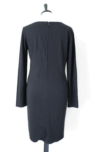 Steffen Schraut Black Dress - Long Sleeves - Body Con LBD - 36 - Fit S / UK 10