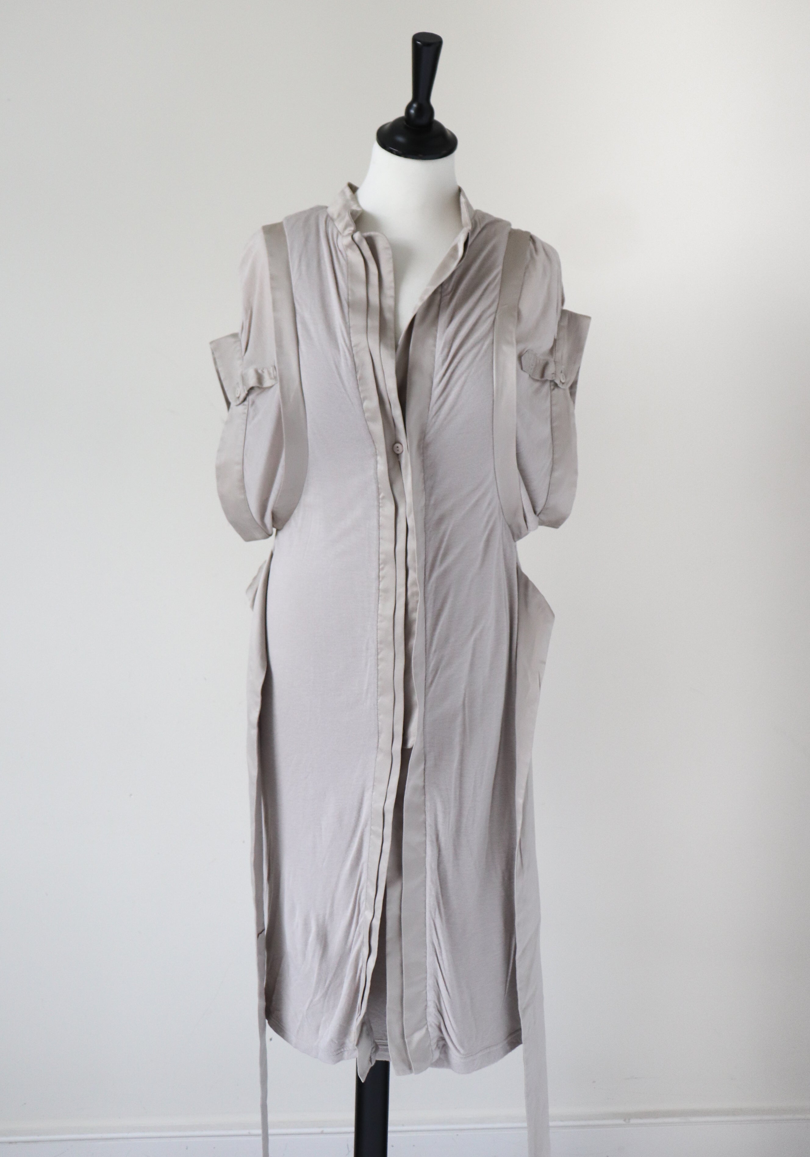 Preen Thornton Bragazzi  Vintage Dress - Beige -  Label M - Fit UK 10 / S
