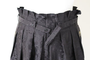 Jaeger Black Silk Mini Skirt - Extra Short - Fit  XS / S - UK 8 / 10