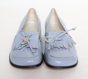 Fringe Loafers - Pale Lilac Leather - Cosi Cosi - 37 / UK 4