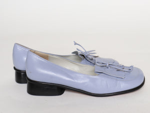 Fringe Loafers - Pale Lilac Leather - Cosi Cosi - 37 / UK 4