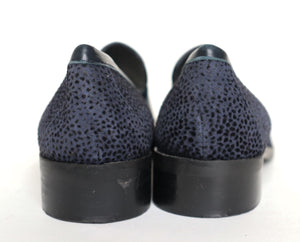 Evaluna Leather Loafers - Dark Blue - 35 ( Fit UK 2.5 NARROW )