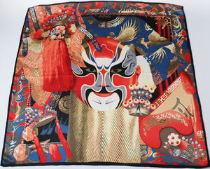 Chinese Opera / Kabuki Silk Scarf - X Large