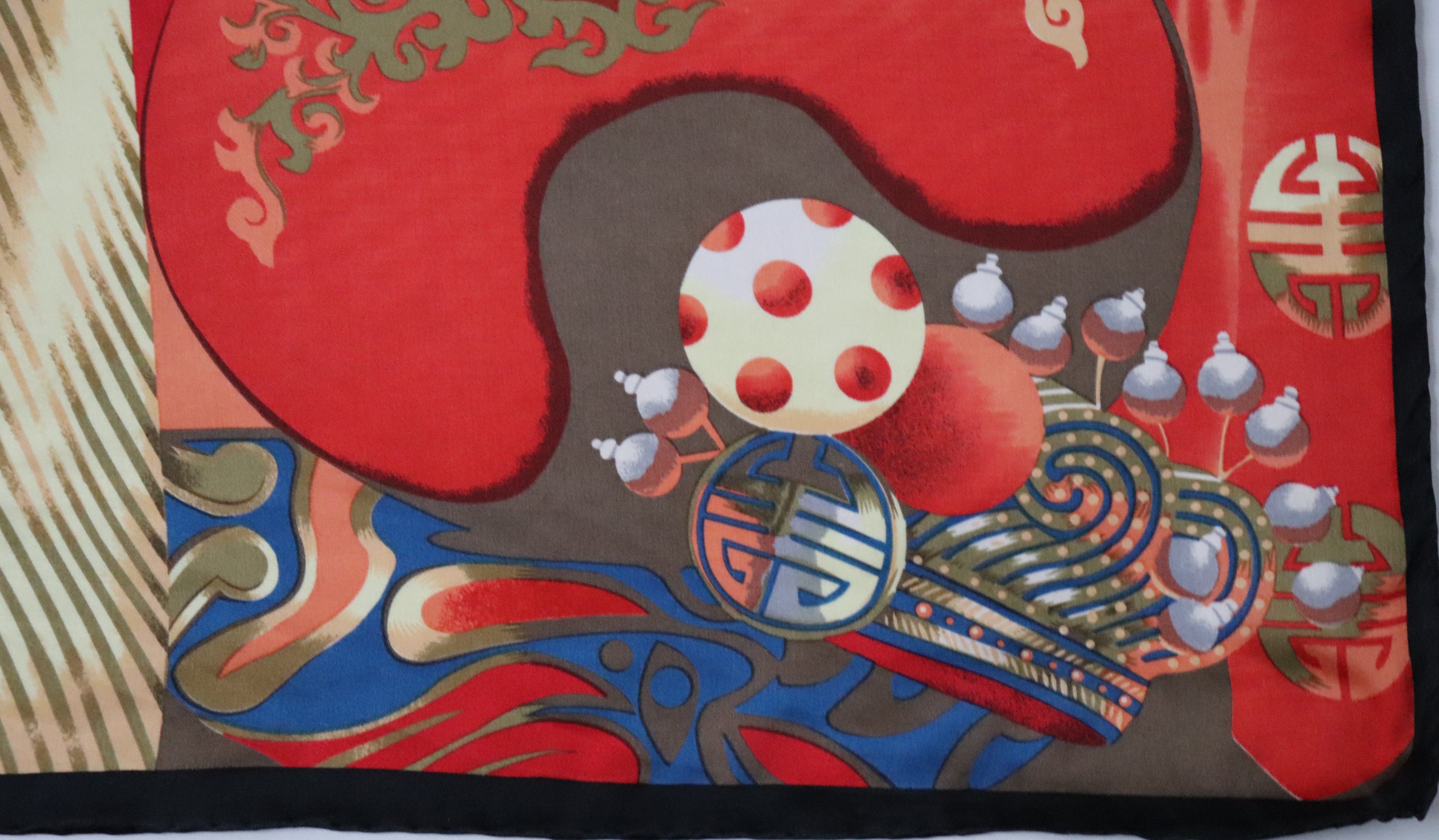 Chinese Opera / Kabuki Silk Scarf - X Large