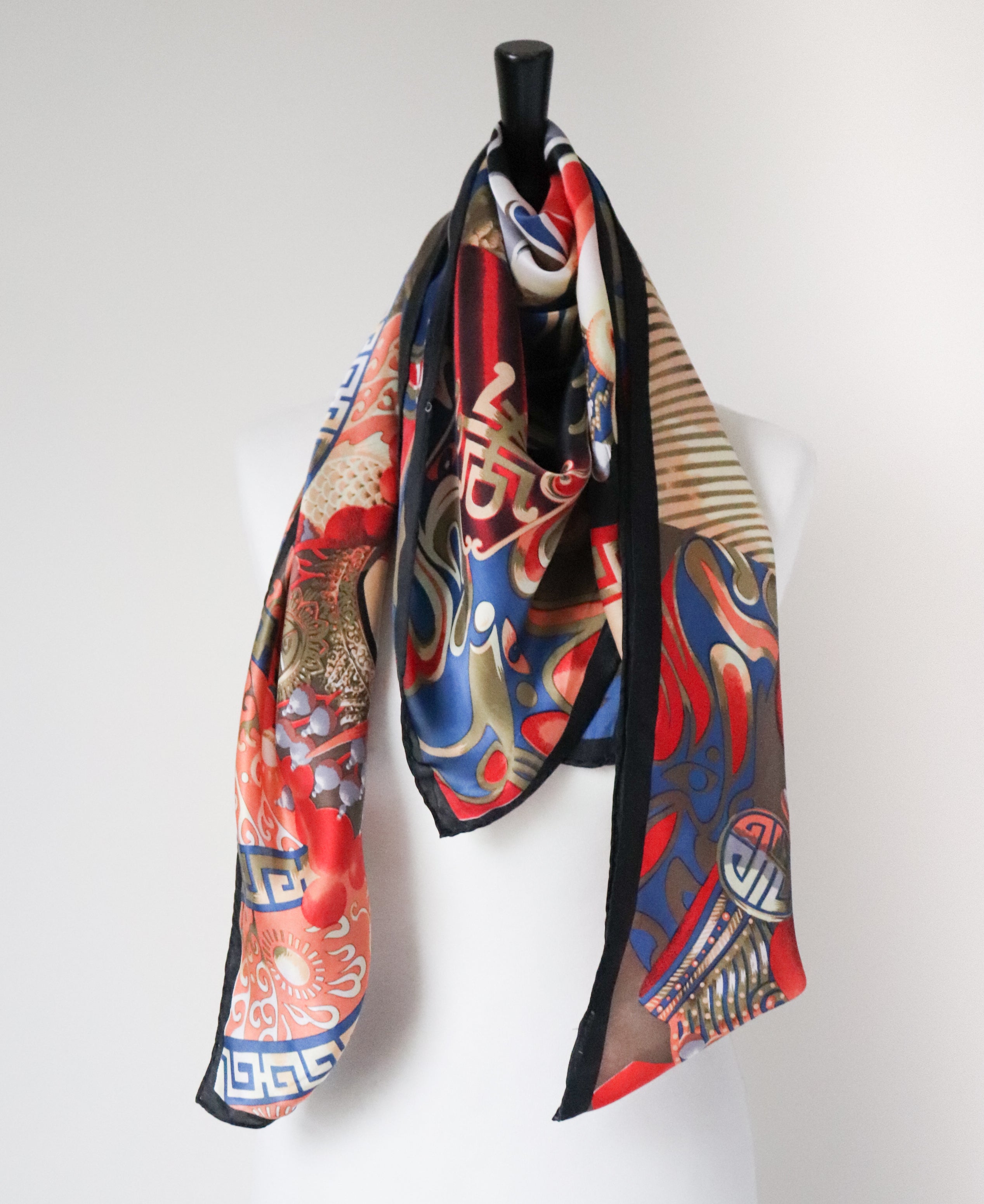 Chinese Opera / Kabuki Silk Scarf - X Large